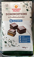 Dominosteine in Zartbitterschokolade