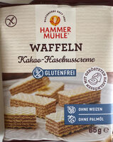 Waffeln Kakao-Hasselnusdcreme