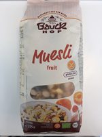 Muesli Con Frutas Sin Gluten Bio