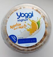 Appelsin yoghurt med müsli