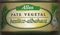 Paté vegetal ecológico basilico-albahaca