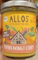 Papaya mango curry