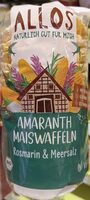 Amaranth Maiswaffeln Rosmarin & Meersalt
