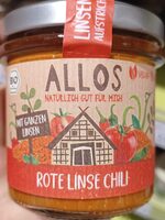 Linsen-Aufstrich Rote Linse Chili