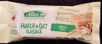 Hafer Flapjack Nuss