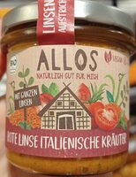 Linsen-Aufstrich Italienische Kräuter
