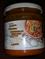 Bio- Mahlzeit Kichererbsen Linsen Gulasch