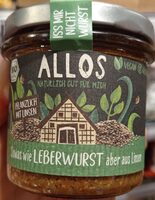 Pflanzlicher Brotaufstrich mit roten Linden, Würzung nach Leberwurst-Art