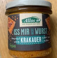 Pflanzlicher Brotaufstrich mit roten Linden, Würzung nach Krakauer-Art
