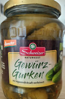 Gewürzgurken mit Agavendicksaft verfeinert