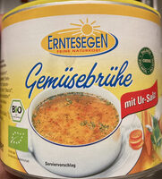 Gemüsebrühe im Becher
