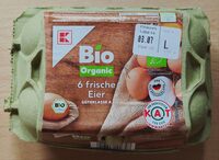 6 frische Bio Eier