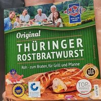 Original Thüringer Rostbratwurst