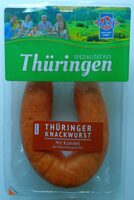Thüringer Knackwurst, Mit Kümmel, über Buchenholz geräuchert