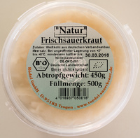 Natur Frischsauerkraut