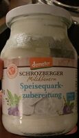 Speisequarkzubereitung