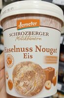 Haselnuss Nougat Eis