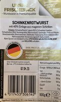 Schinkenrotwurst