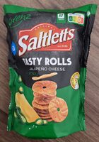 Saltletts TASTY ROLLS JALAPEÑO CHEESE STYLE