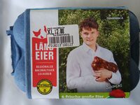 Ländeier - 6 frische große Eier XL