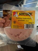 Kyckling Kalkonkorv med paprika skivad 200g Sentürk