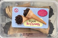 Foam ice creams