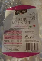 Dessert meringue Schaumgebäck