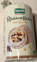 Reiswaffeln mit Sesam