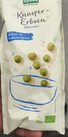 Snack petits pois et sel de mer vegan
