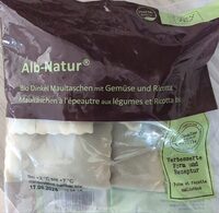 Bio Dinkel Maultaschen mit Gemüse und Ricotta