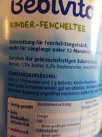 Fencheltee - Ab 8. Monat
