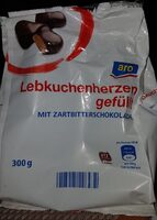 Lebkuchenherzen gefüllt