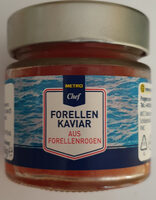 Forellenkaviar aus Forellenrogen