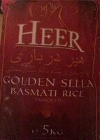 Golden sella basmati rice