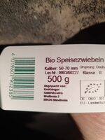 Speisezwiebeln bio