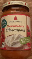 Vegetarische Bio Tomatensauce mit Mascarpone