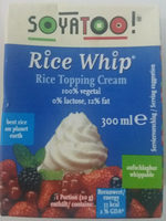 Riz Cuisine Pour Creme Fouettee
