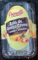 Rolo de Queijo Creme ananás e amêndoa