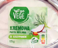 Kremowa pasta roślinna ze szczypiorem
