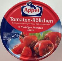 Heringsfilet Tomaten-Röllchen