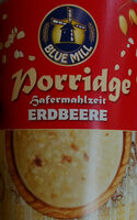 Porridge Hafermahlzeit Erdbeere
