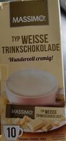 Weiße trinkschokolade