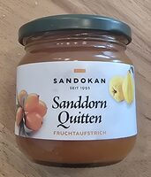 Fruchtaufstrich Sanddorn-Quitten