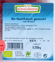 Bio-Hackfleisch gemischt