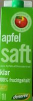 Apfel Saft klar 100% fruchtgehalt