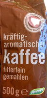 Kräftig-aromatischer Kaffee filterfein gemahlen