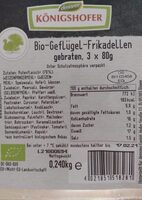 Bio Geflügel Frikadellen