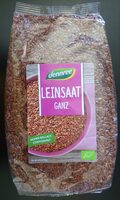 Leinsaat ganz