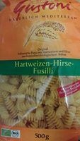 Hartweizen-Hirse-Fusilli