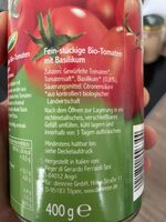 Tomaten fein - stückig mit Basilikum